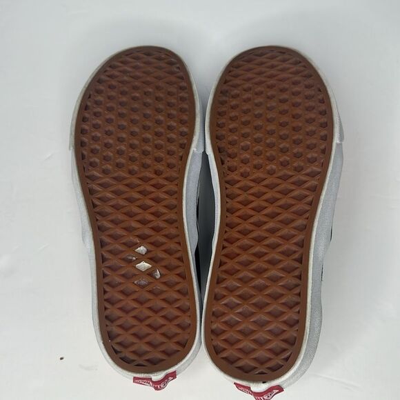 VANS Classic Patchwork Leather & Canvas Slip-On Textile Sneakers | Size 8 - Picture 9 of 10